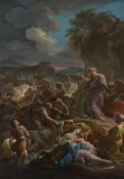 Moses Striking the Rock